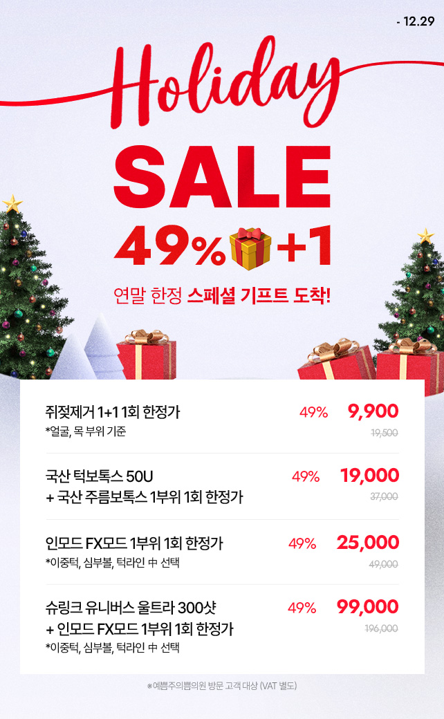 홀리데이 얼리버드 세일